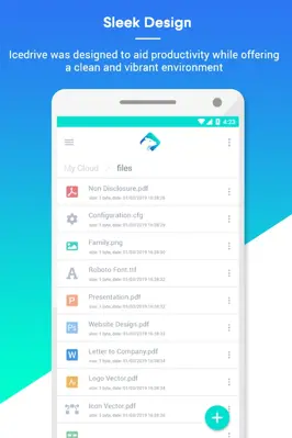 Icedrive - Free Cloud Storage android App screenshot 1